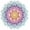 Multicolor Mandala, variant on Screen Door Magnets, Keep People and Pets from running into a screen door, Saver Decoration