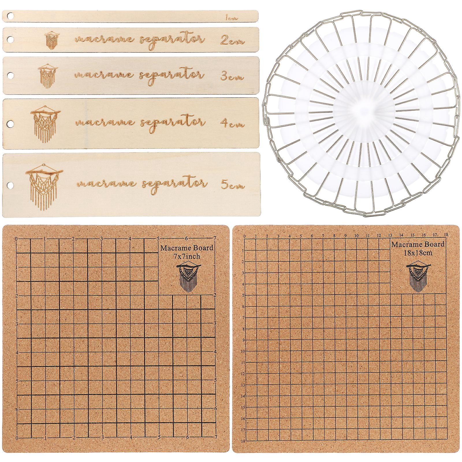 31x Tablero De Macramé Y Alfileres Tablero De Macramé 38cm | Envío Gratis