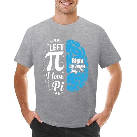 Left Right Ilove-01 Mens T-shirts Geekey Funny Novelty Tees