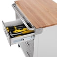 Seville Classics UltraHD Metal 4Drawer Rolling Storage with Key Lock, Tool Garage