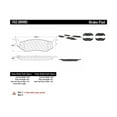 thumbnail image 2 of Centric Parts 102.08980 102 Series Semi Metallic Standard Brake Pad, 2 of 4