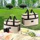 thumbnail image 5 of Lonchera, cajas Bento, mochila térmica suave con aislamiento a prueba de fugas, hielera de gran capacidad para playa, hieleras impermeables de gran capacidad para almuerzo, camping, viajes, picnic, en, 5 of 5