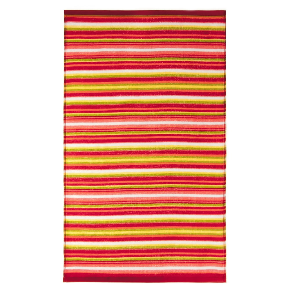 Fiesta Horizontal Stripe Kitchen Towel, Sunflower