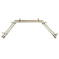 thumbnail image 4 of Ashanti 13/16" Double Bay Window curtain rod Adjustable 20"-36", 38"-72" - Antique Brass,(ABay-97-4D), 4 of 4