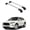 Silver, variant on ERKUL Roof Rack Cross Bars for Infiniti QX50 2019-2025 | Anti-Theft Lock Aluminum Crossbars for Rooftop, Cargo Carrier, Luggage, Kayak, Canoe, Bike | Black