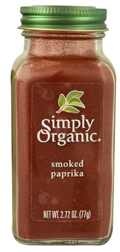 Simply Organic Ground Smoked Paprika, Organic, 2.72 oz Bottle