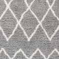 thumbnail image 6 of SAFAVIEH Equinox Erica Abstract Polyester Shag Area Rug, Grey/Cream, 5' x 8', 6 of 7