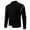 Black, variant on Men Sweater Vintage Cable Knit Sweater Turtleneck Jumper Winter Casual Crew Neck Knitwear Pullover Sweater Men Black XL