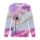 thumbnail image 4 of Sudadera de cuello redondo transpirable cómoda de manga larga con estampado de moda para mujer Fridja  fjkfkj7526, 4 of 5