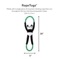thumbnail image 2 of Juguete para Perro ZippyPaws RopeTugz Panda Duradero y Chirriante 71 cm, 2 of 8