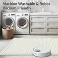 thumbnail image 5 of ODIKA 6'x9' Machine Washable Non-Slip Area Rug, Scandinavian Inspired with Repeating Minimalist Dot in Cream High Traffic Rug, Beige, 51569, 5 of 7