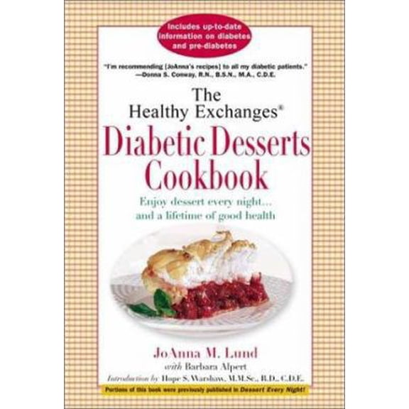 Pre-Owned The Healthy Exchanges Diabetic Desserts Cookbook (Plastic Comb) 0399528849 9780399528842