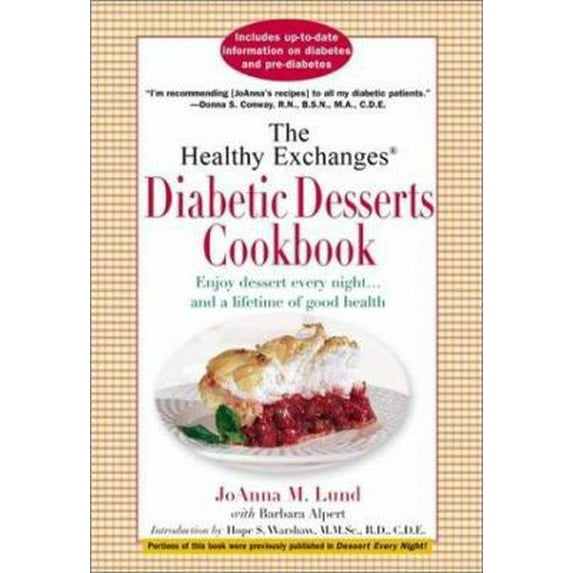 Pre-Owned The Healthy Exchanges Diabetic Desserts Cookbook (Plastic Comb) 0399528849 9780399528842