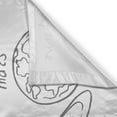 thumbnail image 3 of Ambesonne Science Kitchen Curtains, Solar System Mercury, 55"x39", Black White, 3 of 3
