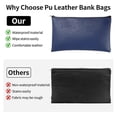 thumbnail image 3 of Zippered Money Pocket, 11 X 6.25 Inches, Secure Bank Pocket for Coins, 3 of 5