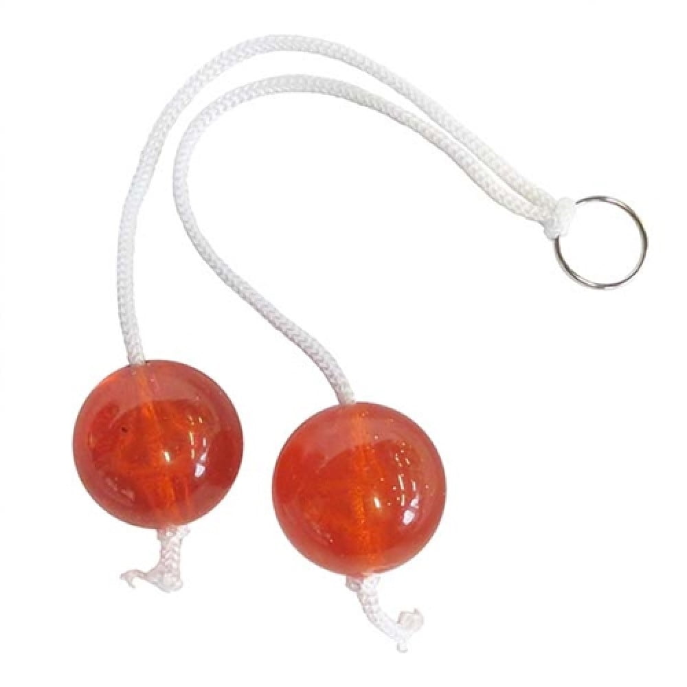 Clacker Balls on a String (1) Set 1.65" Ball (Orange)