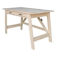 thumbnail image 2 of Scranton & Co Serendipity Wood Desk with 2 Drawers in Unfinished, 2 of 11