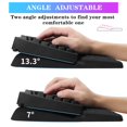 thumbnail image 2 of Soporte para teclado con reposamuñecas ergonómico CFHYZAZNCL negro, 2 of 7