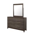 thumbnail image 1 of Topline Home Furnishings Grey Wood Texture Chest, 1 of 2