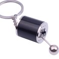 thumbnail image 1 of Becaristey Automobile Key Chain Metal Hanging Bags Smooth Keychain Gear Knob Gearshift Holder for Gearbox Practicing Keyring Supplies Black 1Set, 1 of 6