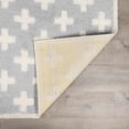 thumbnail image 6 of Hauteloom Satu Area Rug, Transitional - Light Gray, Medium Gray, Gray - 5'3" x 7' Rectangle, 6 of 15