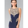 thumbnail image 3 of Women's Elizabeth K Formal Gown Wedding Guest Style Gl2312 Burgundy Size S, 3 of 4