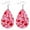 E, variant on Jewelry VerPetridure Valentine's Day Earrings Heart Love Red Lips Double Sided Printed Earrings