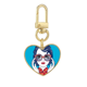 thumbnail image 1 of Llavero de metal en forma de corazón Unbranded Azul, 1 of 3