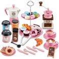 thumbnail image 1 of HLONK 38 Pieces Unique Pretend Interactive Tea Party Set for Girls Childrens, 1 of 7