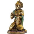 thumbnail image 4 of Tied Ribbons Hanuman Idol for Home Decoration - Hanuman Statue Figurine Decor Hindu God Murti, 4 of 5