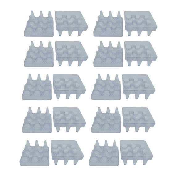 20x Almohadilla de base para máquina de grúa 14,5 cm x 14,5 cm x 2 cm Máquina de garra arcade engrosada Fácil Claro