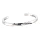 thumbnail image 3 of Brazaletes Ajustables, Brazalete Torcido, Regalo para Mujeres, Niñas, Hermanas, Madres, Amigos, Cumpleaños, , Regal - Acero Sunnimix Pulsera espiral de acero de titanio, 3 of 8