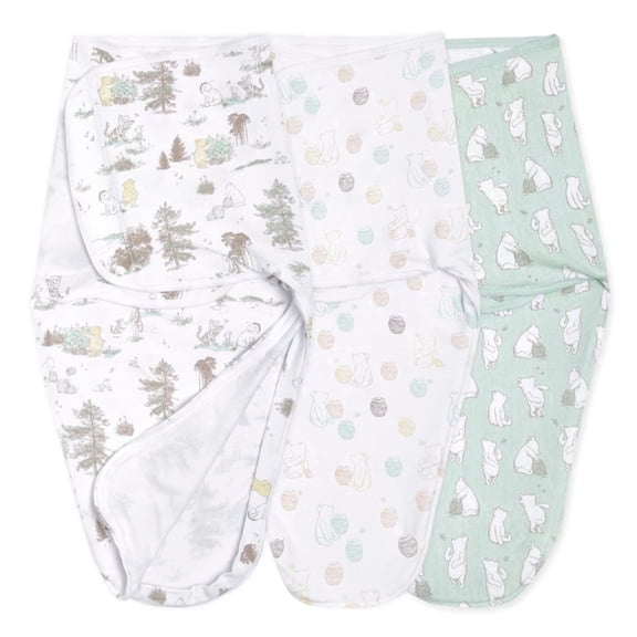 aden anais - Disney winnie easy swaddle wraps - 3pack