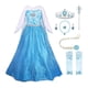 thumbnail image 1 of Vestido de princesa JerrisApparel Queen para cosplay 3-4, azul, 1 of 1