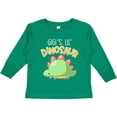 thumbnail image 3 of Inktastic Gigi's Lil' Dinosaur with Cute Stegosaurus Boys or Girls Long Sleeve Toddler T-Shirt, 3 of 5