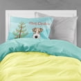 thumbnail image 2 of Carolines Treasures BB1619PILLOWCASE Christmas Tree and Wire Haired Fox Terrier Fabric Standard Pillowcase Standard, 2 of 2