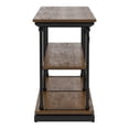 thumbnail image 3 of Furniture of America Drewden Transitional Wood 2-Shelf Console Table in Dark Oak, 3 of 6