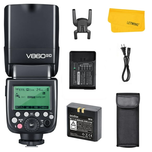 Cámara Flash Speedlite Godox V860II-C para Canon EOS