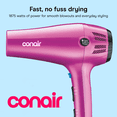 thumbnail image 2 of Conair Ionic Ceramic Cord-Keeper Hair Dryer, Retractable Cord, Diffuser and Concentrator, 2 of 10