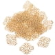 thumbnail image 2 of Lote de 50 piezas de conectores huecos de filigrana, colgantes y accesorios para el cabello (DIY). Oro, 2 of 9