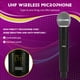 thumbnail image 4 of Micrófono Dinámico de Mano Inalámbrico, Micrófono de Karaoke con Receptor Recargable para Bodas, Discursos, Iglesias, Clubes, 1 Micrófono, 4 of 5