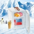 thumbnail image 4 of Binmer 2in1 Mini Fridge 4L Small Mini Bar With Cool And Heat Function Portable 110V AC Portable Small Fridge For Car Cosmetics Drinks Fruit, 4 of 9
