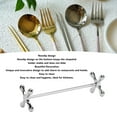 thumbnail image 3 of Chopsticks Holder, Safe Stainless Steel Metal Chopstick Rest Pillow Stable Easy To Clean 4Pcs Compact Stylish  for Restaurants, 3 of 8