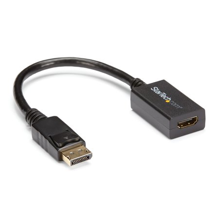UPC: 0065030836876 | StarTech.com DisplayPort to HDMI Adapter – DP 1.2 to HDMI Video Converter 1080p – DP to HDMI Monitor/TV/Display Cable Adapter Dongle – Passive DP to HDMI Adapter – Latching DP Connector