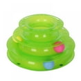 thumbnail image 2 of 3 Layer Cat Crazy Ball Disk Anti-slip Toys Interactive Amusement Plate Triple Turntable Play Disc Toy, 2 of 7