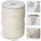 thumbnail image 1 of Cuerda de macramé de 5 mm, 100 m, cuerda de algodón natural para tejer, colgar, decoración de plantas DIY (Beige), 1 of 5