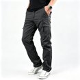 thumbnail image 2 of Men Stretchy Straight Cargo Sport Pants, Multi Pocket Thin Outdoor Daily Trousers S-XL（1 piece）, 2 of 10