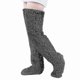 thumbnail image 3 of Over Knee High Fuzzy Long Socks Plush Slipper Stockings Leg Warmers Winter Home Sleeping Socks, 3 of 4