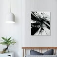 thumbnail image 3 of Nawypu Black and White Abstract Painting White Textured Poster Modern Black and White Pictures Minimalist Textured Wall Art Abstract Black Painting for Living Room Bedroom Office Wall Decor No Frame, 3 of 4