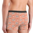 thumbnail image 4 of Mens Underwear Boxer Briefs - Mushroom Snails Comfort Breathable men's boxer briefs with Flex Waistband, 4 of 7